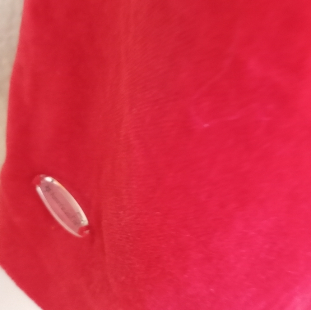 American Girl Tis The Season Red Velvet Satin Tulle Pleated Holiday Party Dress - Picture 2 of 5